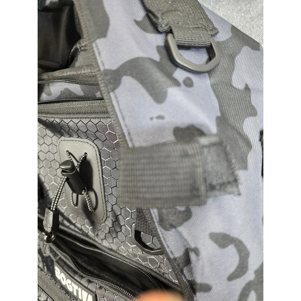 New Tactical Fishing MOLLE Backpack Sling Shoulder Handle Black Camo Utility Bag
